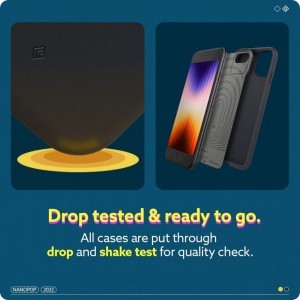 iPhone 7/8/SE 2020/SE 2022 Caseology Nano Pop tok Sesame fekete (ACS04346)