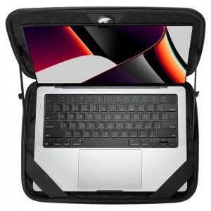 Spigen Rugged Armor Pouch Pro laptop tok 15''-16'' fekete (AFA04271) Macbook-hoz