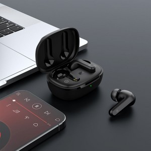 Acefast TWS Bluetooth 5.2 Vezeték nélküli fülhallgató, hybrid ANC, IPX6 vízállóság fekete