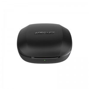 Acefast TWS Bluetooth 5.2 Vezeték nélküli fülhallgató, hybrid ANC, IPX6 vízállóság fekete