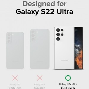 Samsung S22 Ultra Ringke Onyx Design tok fekete Graffiti
