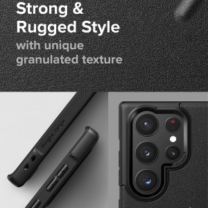 Samsung S22 Ultra Ringke Onyx Design tok fekete Graffiti