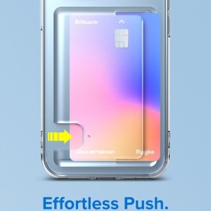 iPhone 13 Pro Ringke Fusion Card tok kártyatartóval átlátszó