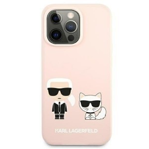 13 Pro Karl Lagerfeld KLHMP13LSSKCI Karl Choupette MagSafe hardcase tok light pink