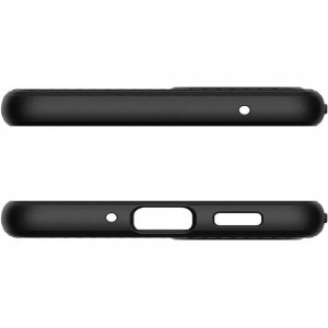 Samsung A53 5G Spigen Liquid Air flexibilis TPU gél tok matt fekete