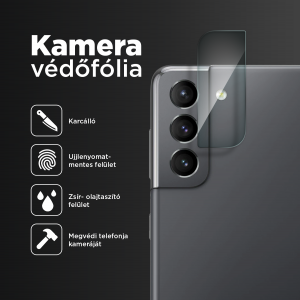 Samsung Galaxy S22+ Plus kamera lencse védő üvegfólia Alphajack 1db
