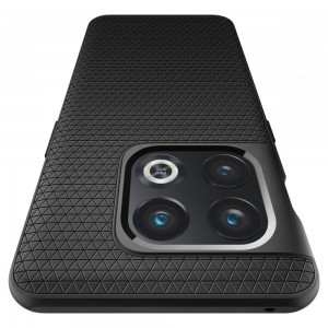 OnePlus 10 Pro 5G Spigen Liquid Air flexibilis TPU gél tok matt fekete