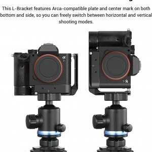 SmallRig L-Bracket, L-konzol Sony A7RIII/A7III/A9 kamerákhoz (2122D)-5