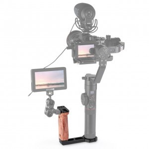 SmallRig fa oldalsó fogantyú DJI Ronin-S/SC/RS 2/RSC 2 és ZHIYUN CRANE 2S/2/V2 és MOZA Air 2/AirCorss 2 gimbalokhoz (BSS2222B)-2