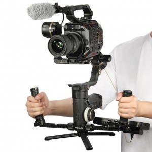 SmallRig dupla fogantyú, markolat ZHIYUN CRANE 3S gimbalhoz (2857)-3