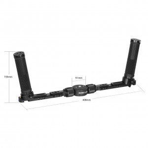 SmallRig dupla fogantyú, markolat ZHIYUN CRANE 3S gimbalhoz (2857)-4