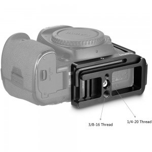 SmallRig L-Bracket, L-konzol Canon 5D Mark III/IV fényképezőgépekhez (2202B)-6