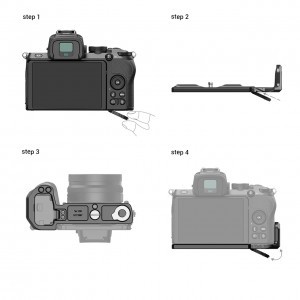 SmallRig Vlogging Mounting Plate Pro Nikon Z50 fényképezőhöz (LCN2667)-2