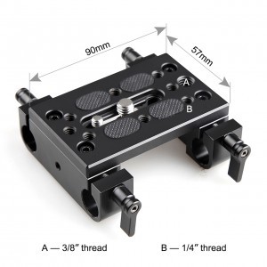 SmallRig Baseplate dupla 15mm rúdbilincs csatlakozással (1775)-5