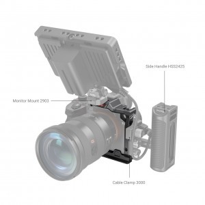 SmallRig Half Camera Cage Sony Alpha 7 III/7R III/7 IV/7 RIV/7S III fényképezőgépekhez (3193)-6
