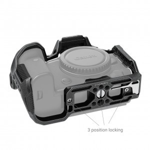 SmallRig Canon EOS R5/R5C/R6 Black Mamba Camera Cage (3233B)-6