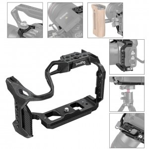 SmallRig Canon EOS R5/R5C/R6 Black Mamba Camera Cage (3233B)-5