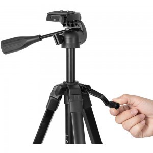 SmallRig LT-01 könnyű alumínium tripod, állvány mobiltelefon tartóval és Bluetooth kioldóval (3253)-4