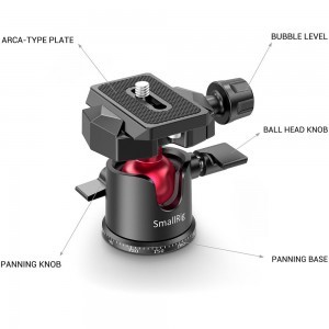 SmallRig Camera Cage Kit asztali állvánnyal Canon EOS M50, M50 II és M5 fényképezőgépekhez (3138)-17