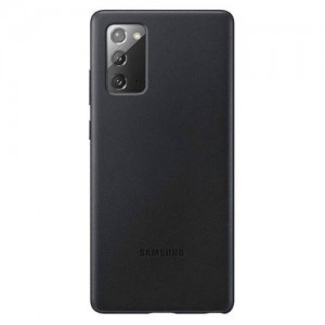 Samsung Galaxy Note 20 EF-VN980LAE gyári bőr tok fekete