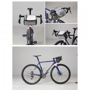 Biciklitáska / kerékpártáska cipzárral 3,5L (SAHOO 11002-sa)