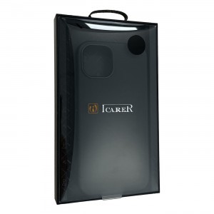 iPhone 13 Pro Max iCarer CH bőr tok MagSafe kompatibilis fekete (ALI1210-BK)