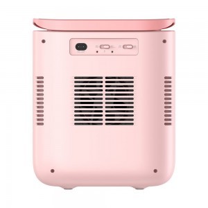 Baseus Igloo mini hűtőszekrény fűtési funkcióval 6L rózsaszín (ACXBW-A04)