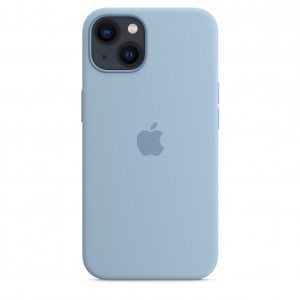 iPhone 13 szilikontok ködkék (MN613ZM/A) Apple gyári MagSafe-rögzítésű