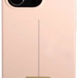 iPhone 13 Pro Guess Saffiano Triangle Logo rózsaszín (GUHCP13LSLTGP)