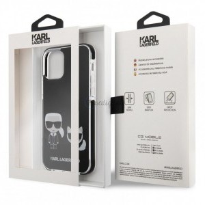 iPhone 12 / 12 Pro Karl Lagerfeld TPE tok fekete