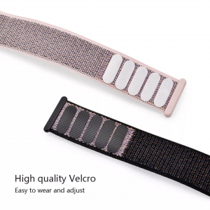 Apple Watch 4/5/6/7/8/SE/Ultra (42/44/45/49mm) nylon óraszíj fekete-strukturált színes Alphajack