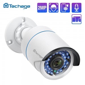 Techage H.265 HD 1080P 2.0MP beltéri/kültéri IP66 vízálló biztonsági kamera-7