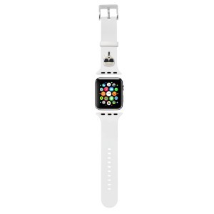 Apple Watch 42/44/45 mm Karl Lagerfeld Karl Head óraszíj fehér