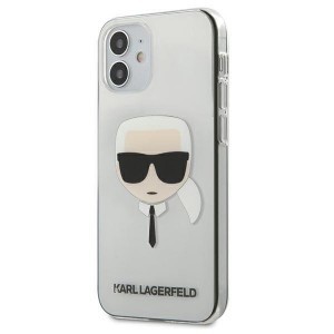 iPhone 12 mini Karl Lagerfeld KLHCP12SKTR Karl Head tok átlátszó
