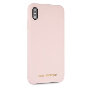 Karl Lagerfeld iPhone XS MAX szilikon tok pink