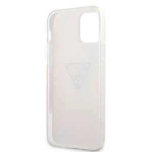 iPhone 12/ 12 Pro Guess GUHCP12MPCUMCGG01 T-D PC/TPU Gold Triangle 01 tok pink