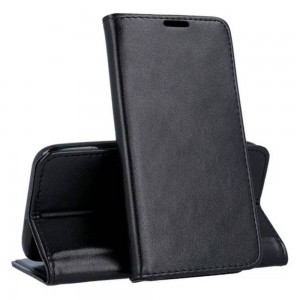 Samsung Galaxy A05 Mágneses Eco bőr fliptok fekete