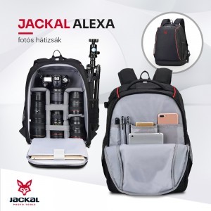 Jackal Alexa fotós hátizsák, hátitáska-2