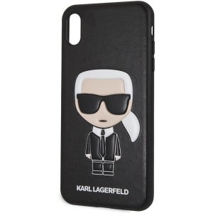 iPhone XS MAX tok fekete Karl Lagerfeld Iconic