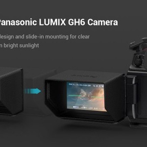 SmallRig Sunhood, LCD kijelző napellenző Panasonic LUMIX GH6 kamerához (3460)-5