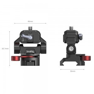 SmallRig Drop-in HawkLock mini gyorskioldó monitortartó NATO bilinccsel (3601)-2
