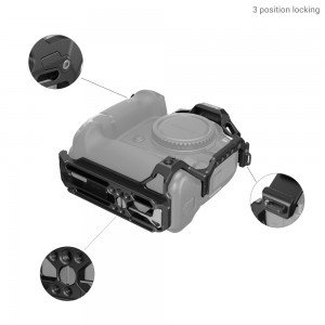 SmallRig Camera Cage EOS R5/R6/R5 C kamerákhoz BG-R10 markolathoz (3464)-1