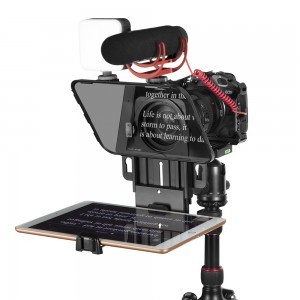 SmallRig x Desview hordozható Tablet / Mobiltelefon / DSLR Teleprompter, súgógép TP10 (3374)-4