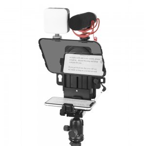 SmallRig x Desview hordozható Tablet / Mobiltelefon / DSLR Teleprompter, súgógép TP10 (3374)-5