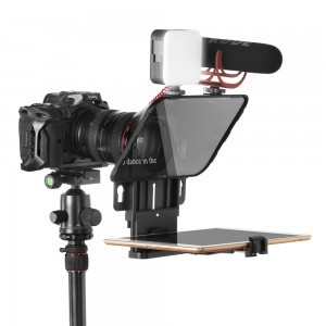 SmallRig x Desview hordozható Tablet / Mobiltelefon / DSLR Teleprompter, súgógép TP10 (3374)-3