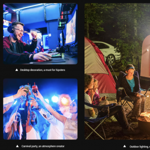 SmallRig Pix M160 RGBWW mágneses LED lámpa (3157)-4