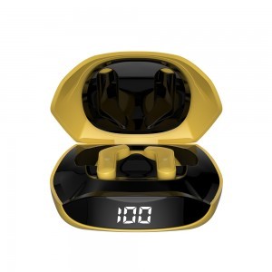 Dudao vezeték nélküli fülhallgató TWS Bluetooth 5.2 sárga (U16H)
