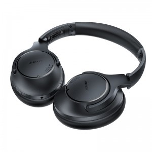 Acefast vezeték nélküli fejhallgató Bluetooth 5.0 Hybrid ANC (aktív zajcsökkentés) vízálló IPX4 fekete (H1)
