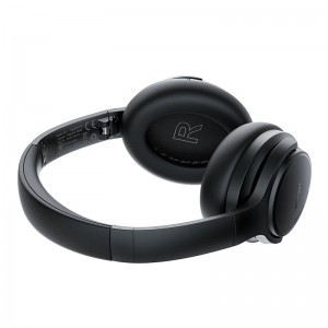 Acefast vezeték nélküli fejhallgató Bluetooth 5.0 Hybrid ANC (aktív zajcsökkentés) vízálló IPX4 fekete (H1)