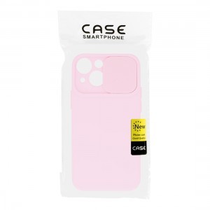 iPhone 13 Pro Max Camshield Soft tok világos rózsaszín